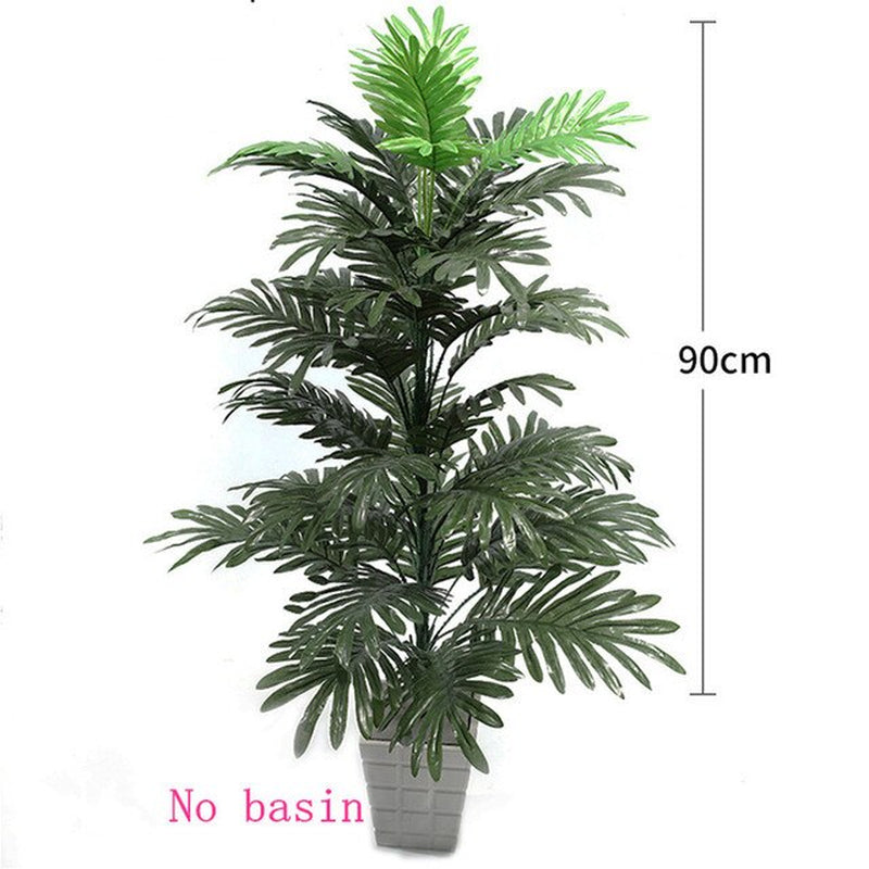 68-95CM Large Artificial Tropical Palm Tree Rare Fake Plants Indoor Silk Leaf Branch Hotel Office Living Room Home Deco Accessor